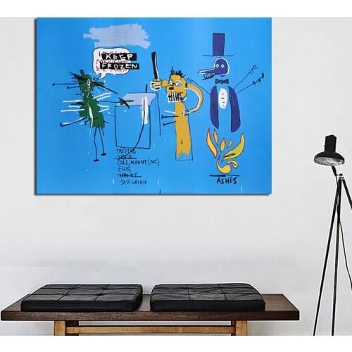 Jean Michel Classic Abstract Graffiti Canvas Posters Prints Wall Art Painting Decorative Picture Modern Living Room Home Decor