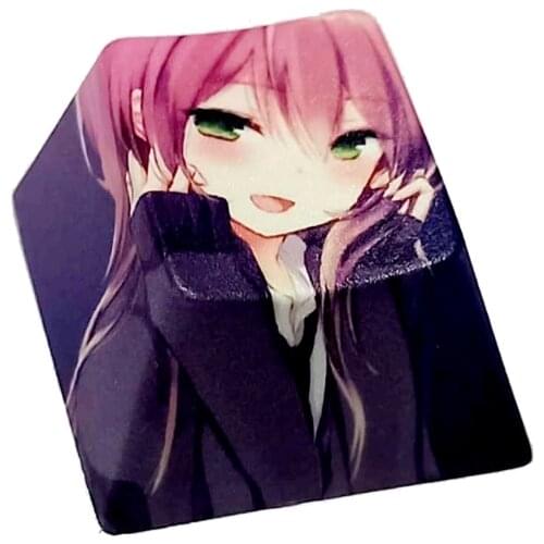 1PC Keycap PBT Dye Sublimation Cherry Profile Keycaps R4 Height Anime Keycap for Mx Switch Mechanical Keyboard