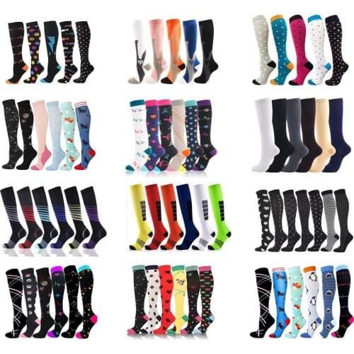 Dropship Compression Socks Batch Wholesales Multi Pairs Football Soccer Socks Golf Tube Outdoor Sports Nursing Fitness Socks