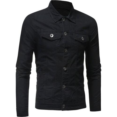 Fashion Winter Jacket Men Slim Design Lapel Buttons Cardigan Men 2020 High Quality Coat Jacket New Male black White Outerwear