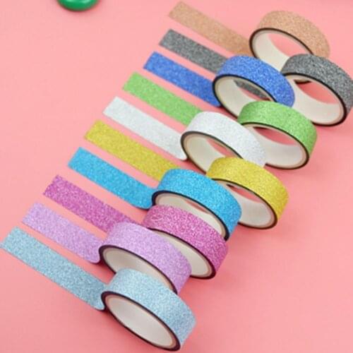 10 Rolls/Set Stationery Tape Adhesive Decorative Waterproof Stationery Scrapbooking Masking Tapes Stickers for Daily Used