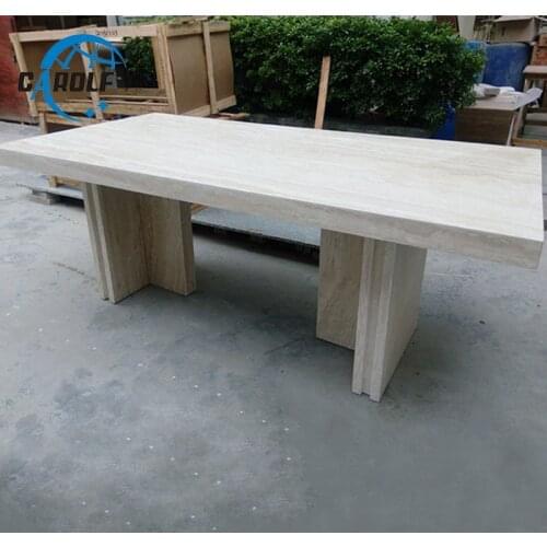 Italian Design Dining Room Set White Stone Marble Modern 8 Chairs Dining Table With Good Price