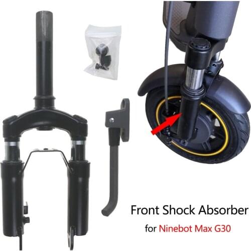 Front Shock Absorber with Foot Support Electric Scooter Modified Buffer Replacement for Ninebot Max G30 Scooter Accessories