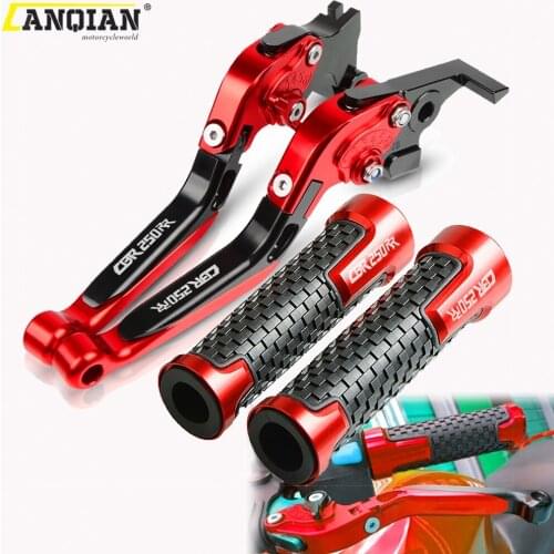 For HONDA CBR250RR NC22 ALL YEARS Motorcycle Accessories Adjustable Folding Brake Clutch Levers Handle Bar Grip CBR 250RR 250 RR