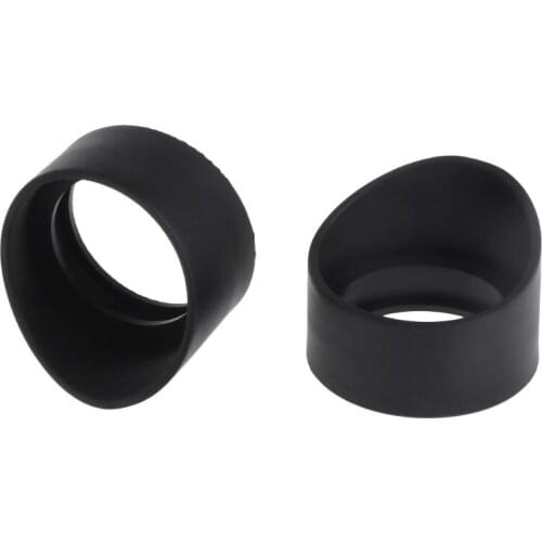 2Pcs 34mm Diameter Rubber Eyepiece Cover Guards for stereo Microscope Telescope