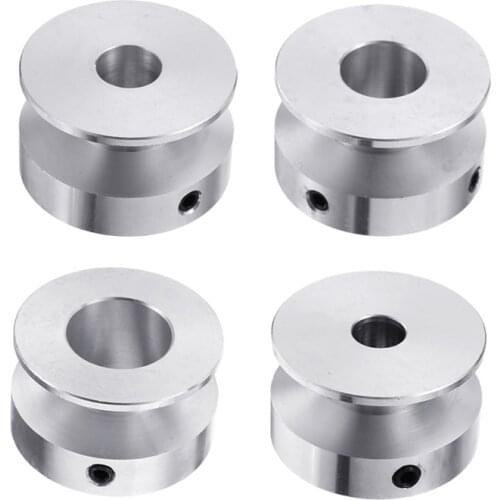 40MM Single Groove Pulley A Type Spindle Pulley Wheels 8-20MM Fixed Bore for Spindle Motor Round Belt