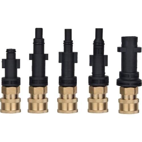 High Pressure Washer Hose Adapter 1/4 Quick Disconnect Foam Nozzle Power Washer Outlet Fitting Pressure Washer Hose Accessory