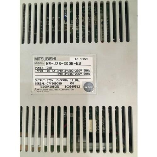 Servo drive MR-J2S-200B-EB , Used one , 90% appearance new , 3 months warranty , fastly shipping