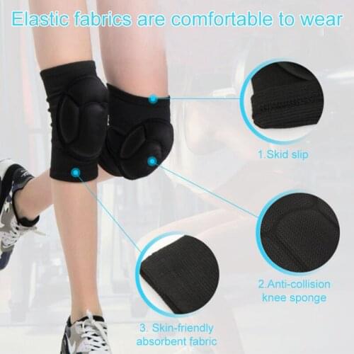 Universal Protective Knee Pad Soft Anti-Collision Sponge Non-Slip Thicken Knee Sleeve Pad New Style 2021