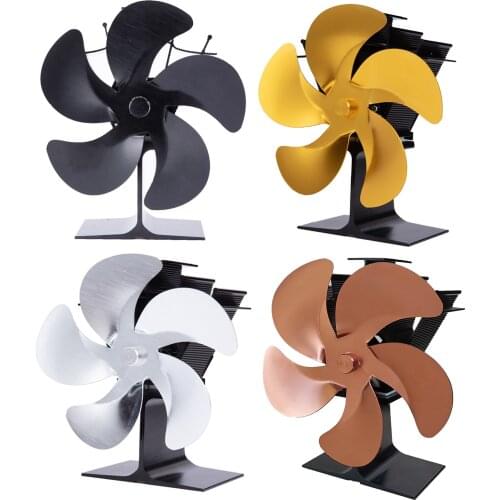 Fireplace Fan Wood Top Fan Heat Powered Eco Log Burner Fuel Saving