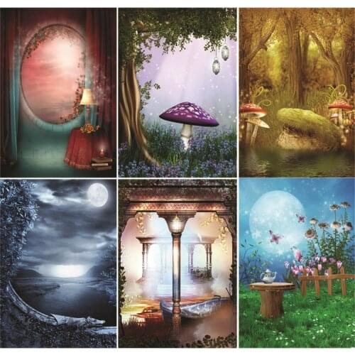 ZHISUXI Vinyl Custom Photography Backdrops Prop Fairy Tale Photography Background DF20702-04