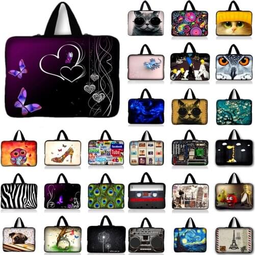 10.1 12 13 13.3 14 15.4 15.6 17.3 Laptop Notebook Computer PC Handle Sleeve Case Bag Cover Pouch For Samsung Sony Lenovo Asus