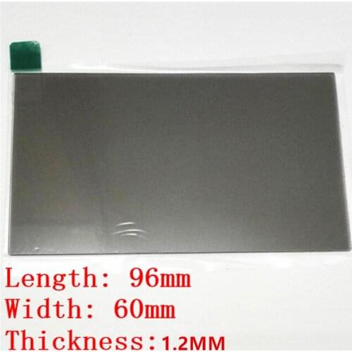 2pcs 96*60*1.2mm for DIY projector polaroid heat resistant glass polarizing film 4 inch