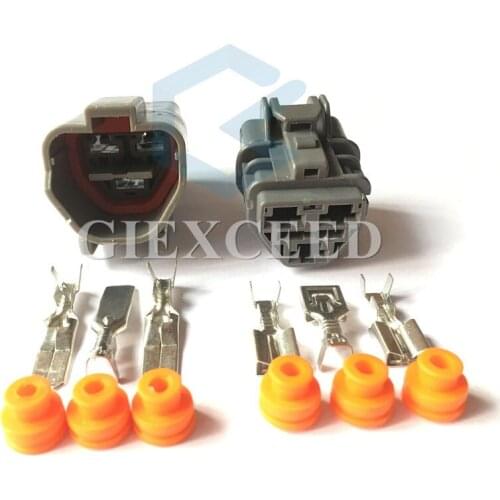 3 Pin 7123-6234-40 7222-6234-40 Female Male Waterproof Automobile Electrical Throttle Motor Sensor Plug Socket