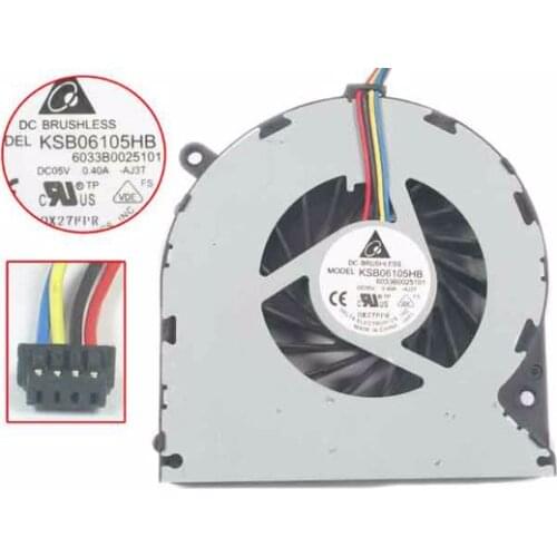 Delta Electronics KSB06105HB -AJ3T DC 5V 0.40A 4 wire Server Laptop Cooling Fan
