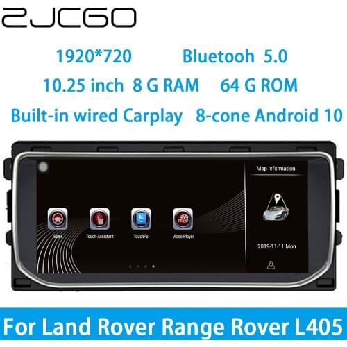 ZJCGO Car Multimedia Player Stereo GPS DVD Radio Navigation Android Screen System for Land Rover Range Rover L405 2012~2018