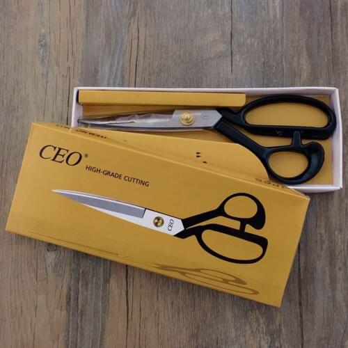 Black Sewing Scissors Household Tailor Shears 8-12 Inch Clothing Special Embroidery Scissors Cut Fabric DIY Sewing Tool Shears G