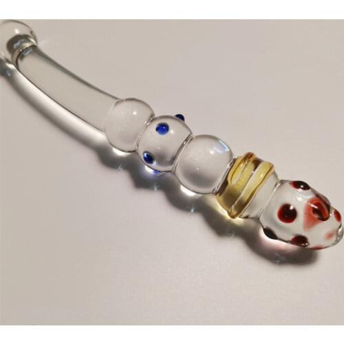Long Glass Dildos Penis Anal Beads Butt Plug In Adult Games For Couples Fetish Sex Products Toys For Women And Men Gay