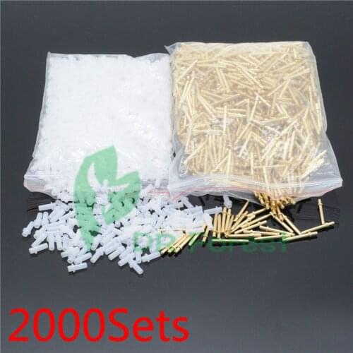 Dentistry Clinic Long Pin With Sleeves Suppliers 20mm 2000Pcs For Dental Lab