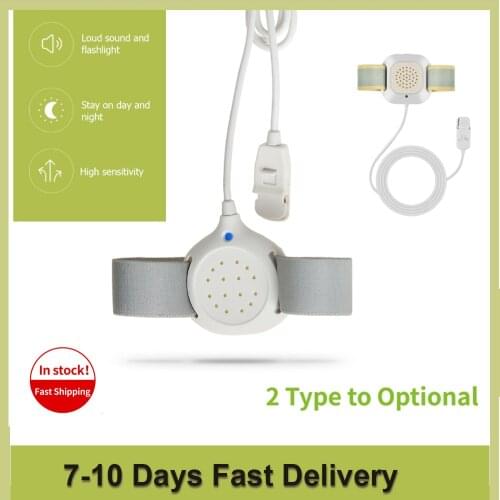 Hot Bedwetting Alarm Enuresis Alarm Professional with Loud Sound Bright Lights High Quality Baby Toddler Older Potty Training