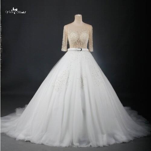 China Supplier Alibaba Wedding Dresses 2015 Latest Dress Designs Sexy See Through Corset RSW700