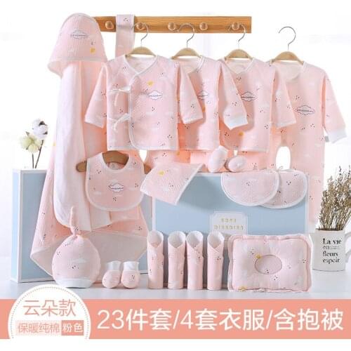 Newborn clothes set newborn baby girl clothes baby boy clothes vetement bebe fille vetement bebe garcon 19/21/23 pieces baby set