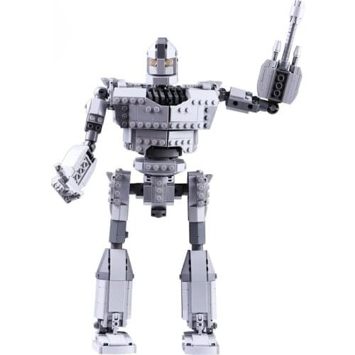 MOC 2021 Movie Series Iron Robot Building Blocks Set Machine The Giant Protector Bricks Idea Assemble DIY Toys For Children Gift