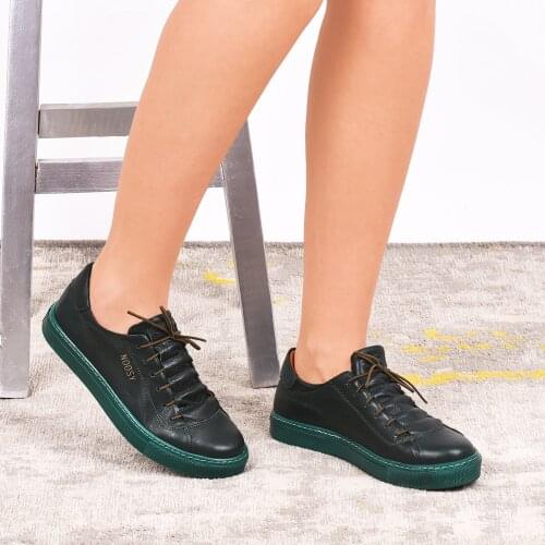 Noosy Genuine leather 2021 New Fashion spring and autumn Summer season Women Sneaker Non-slip sole orthopedic daily use sneaker