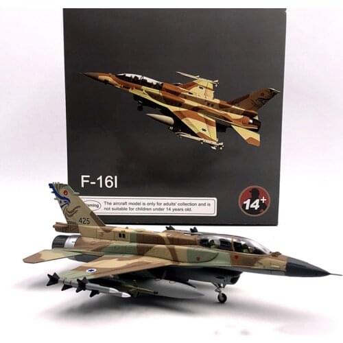1:72 Scale Israel F-16I Sufa Fighter Model Diecast Alloy Plane Aircraft Model Toy Static For Collection