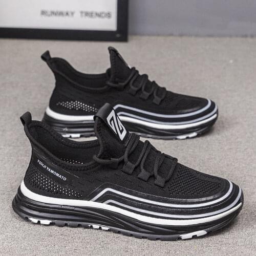 Mens shoes summer net shoes 2021 new Korean version of versatile net red tide shoes woven breathable sports shoes mens shoes