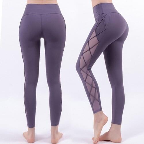 Buttery-Soft Naked-Feel Workout Gym Yoga Pants Women Squat Proof Middle Waist Fitness Tights Sport Leggings