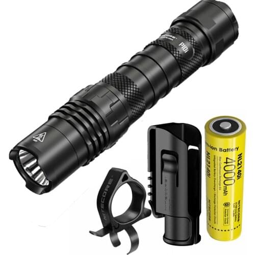Nitecore P10i USB-C Rechargeable Flashlight 1800 Lumen Tactical lamp +4000mAh 21700i Battery Outdoor Hunting Torch free shipping