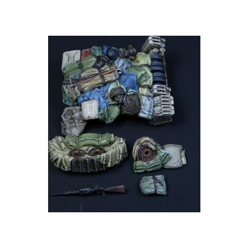 New Unassembled 1/35 modern Accessories bag set Resin Figure Unpainted Model Kit