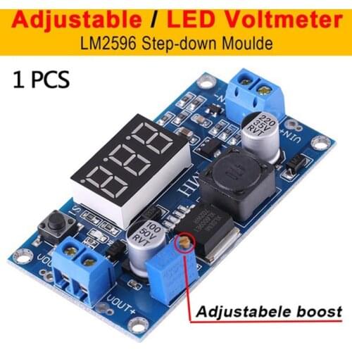 Dip 1 Pcs DC-DC Buck Converter Step Down Module LM2596 Power Supply Output 1.25V~37V LM2596 Power Module Step Down Converter