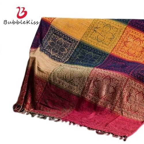 Bubble Kiss European Retro Blanket Chenille Thicken Nap Throw Blanket Anti-Slip Sofa Decor Blanket Tassel Design Home Blanket