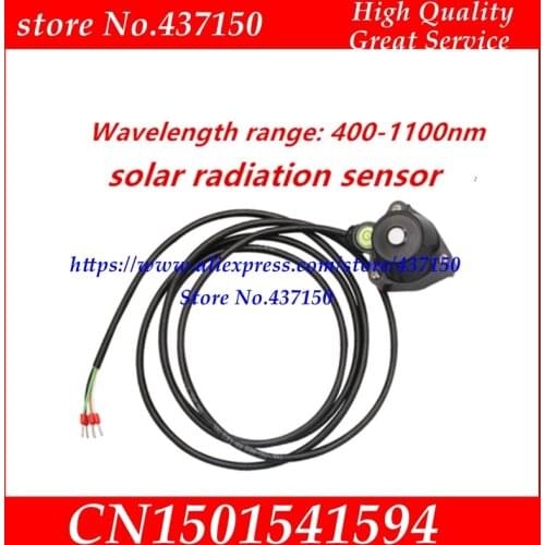 4-20MA PYR20 Solar Radiation/400-1100nm Pyranometer Sensor RS485 modbus Total solar radiation sensor 0-2V