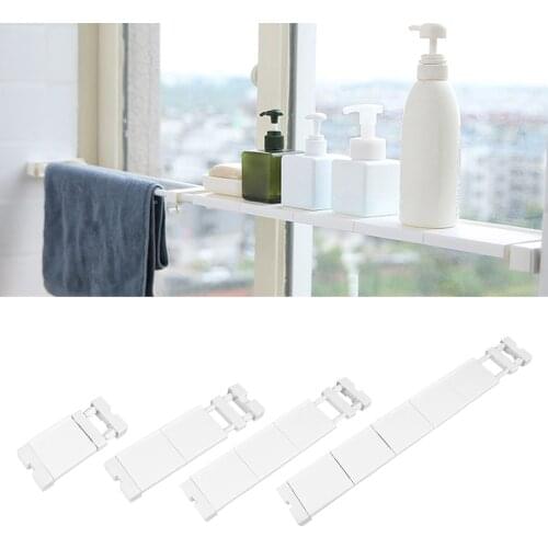 Kitchen Telescopic Sink Shelf Storage Basket Soap Sponge Storage Towel Rack Bathroom Adjustable Organizer Holder