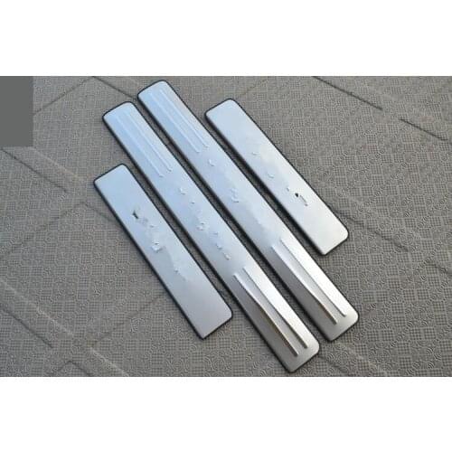 Car styling stainless steel Scuff Plate/Door Sill for 2014-2016 Citroen Elysee C-Elysee Automotive accessories