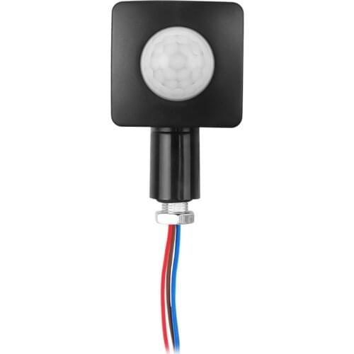 Ultrathin LED Flood Light PIR Motion Sensor Detector Waterproof Outdoor 85-265V IP65 Motion Sensor Adjustable PIR Switch Latest