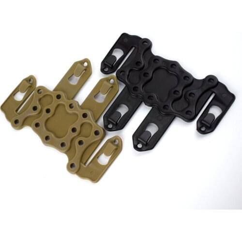 Military Tactical Strike Adapter Molle Speed Clip Platform Airsoft Gun Holster Rail Case Mount Hanger Hunting Accessories