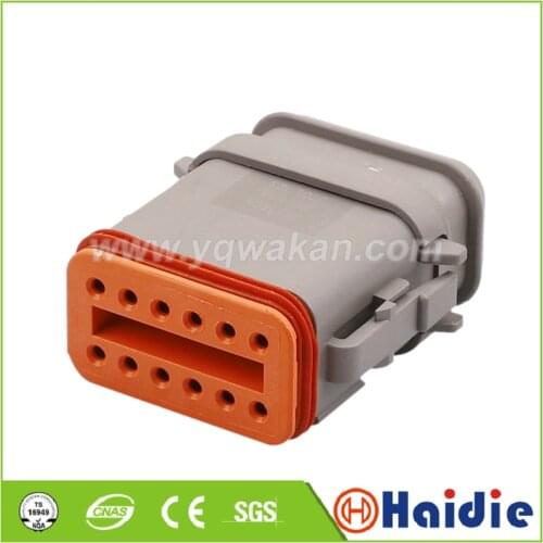 2sets 12pin auto wiring harness plug cable electric plug connector DT06-12SA-E008
