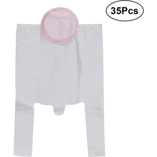 35PCS Commode Liners with Super Absorbent Pads Disposable Commode Liners Pail Bags