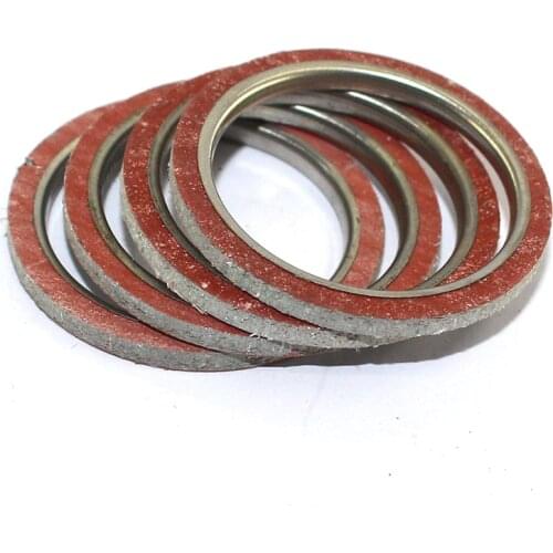 4PCS FOR KAWASAKI Z500B Z550 B/C/D/H/F Z650 B/C/F/SR Z750 E//GP/H/L Z/ZG1300A ZL600 A/B ZR550 A/B Exhaust Pipe Gasket Seal