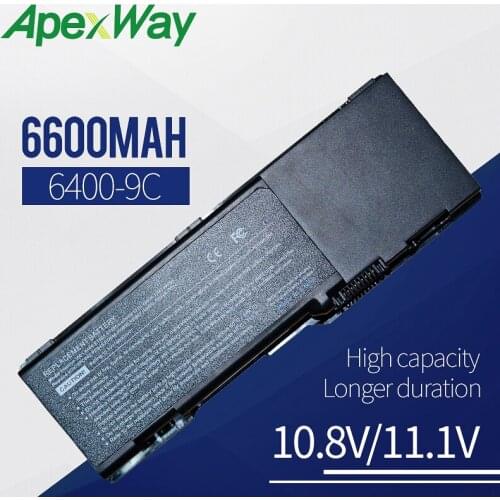 6600mAh laptop battery for DELL Inspiron 6400 1501 E1505 PD946 PR002 RD850 RD855 RD857 TD344 TD347 TD349 UD260 UD264 UD267