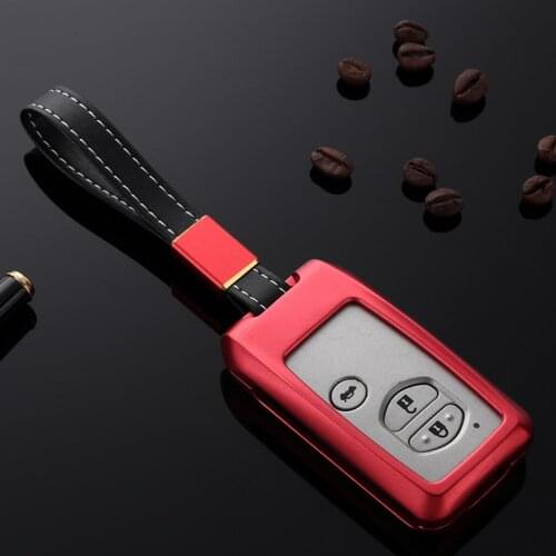 Aluminum Alloy Car Key Case Cover For Toyota Land Cruiser Prado 150 Camry Prius Crown Subaru Foreste XV Keychain Light weight