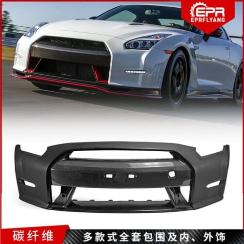 Suit For Ares Japanese Gtr R35 Nismo Carbon Fiber Modified Front Bumper