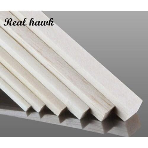 300x3x12/300x3x15/300x3x20/300x4x12/300x4x15/300x4x20mm AAA+ Balsa Wood Sticks Strips Model Balsa Wood for DIY airplane model