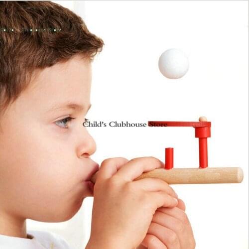 Children Blowing Blowing Training Blowing Ball Game Suspended Ball Classic Nostalgic Gifts Educational Parent Child Toys