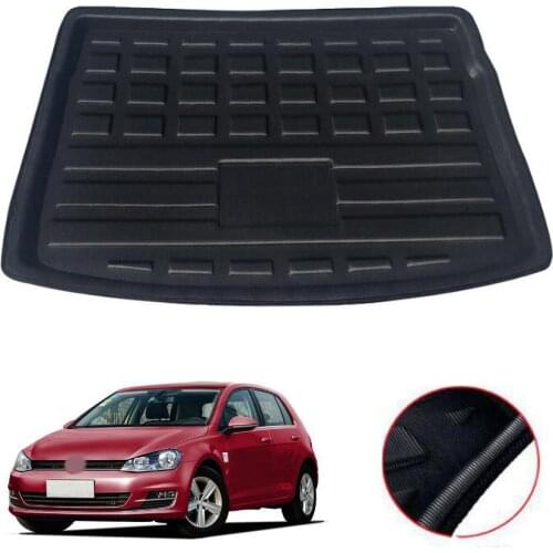 For Volkswagen VW Golf 7 2013-2018 Car Trunk Mat Carpet Luggage Protection Cover Rear Trunk Cargo Liner Interior Accessories