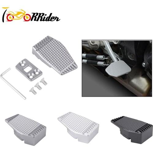 Motorcycle Large Wide CNC Rear Brake Pedal Step Plate Tip for 2012-2016 Kawasaki Ninja 650 ER-6F ER6F 2013 2014 2015